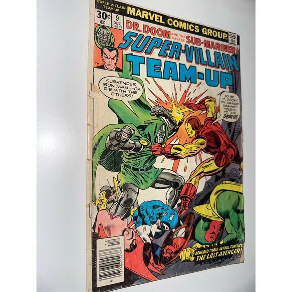 Super-Villain Team-Up #9 December 1976 Doctor Doom The Sub-Mariner Iron Man SEE - Picture 3 of 6